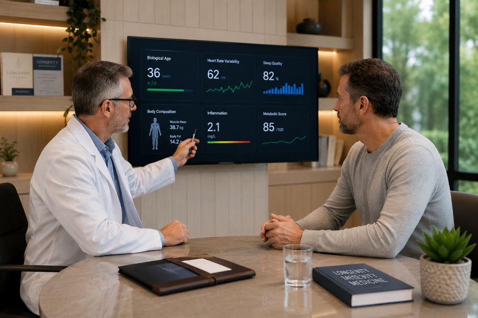 modern longevity clinic consultation